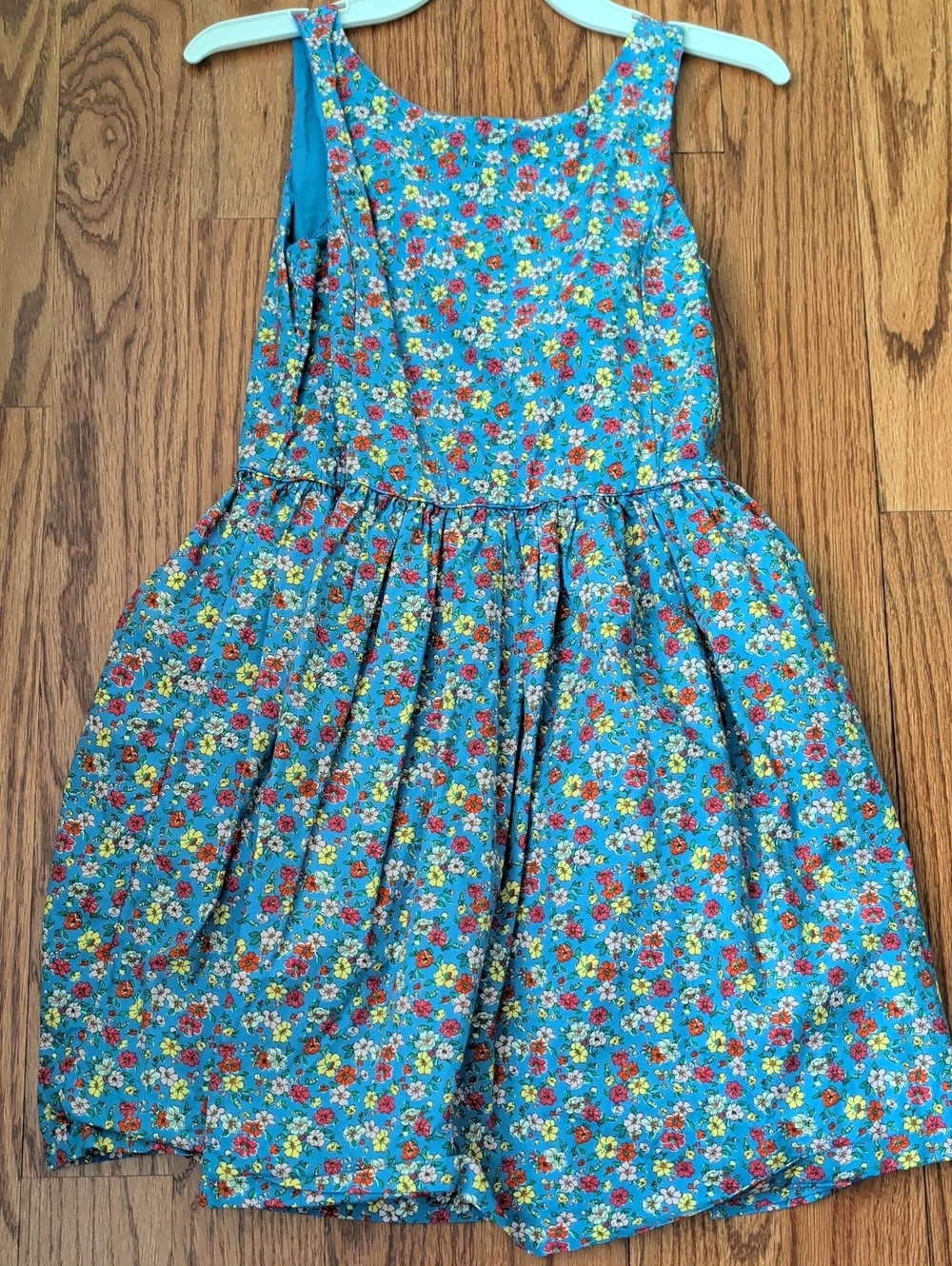 Ralph Lauren Blue Floral Cotton Sundress